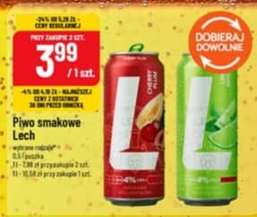 Lech piwo smakowe 0.5l puszka
