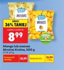 mrożone mango lub ananas