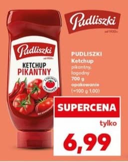 Pudliszki ketchup pikantny, ketchup łagodny 700g