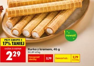 rurka z kremem