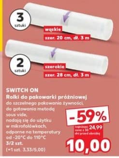 Switch On rolki do pakowania próżniowego 3/2szt.