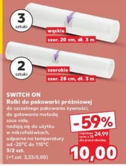 rolki do pakowania próżniowego