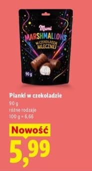 pianki w czekoladzie mlecznej