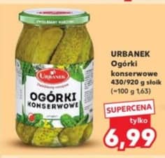 Urbanek ogórki konserwowe 430/920g