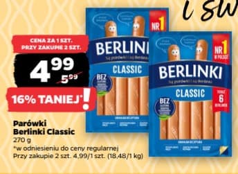 parówki berlinki classic