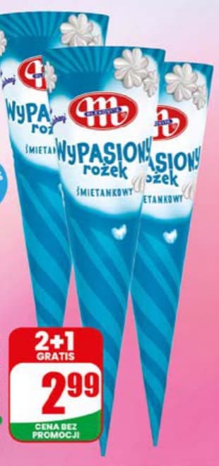 lody rożek śmietankowy Wypasiony
