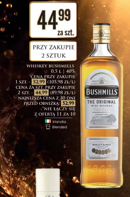 Bushmills whisky 0.5l