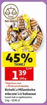 krówki z Milanówka mleczne lub kakaowe
