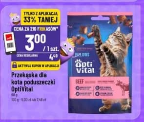 OptiVital przekąska dla kota poduszeczki 80g