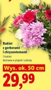bukiet z gerberami i chryzantemami