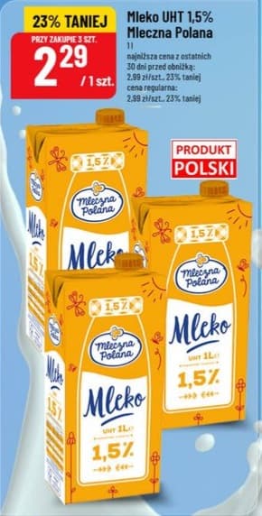 mleko UHT 1,5%