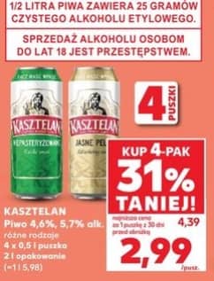 Kasztelan piwo 0.5l puszka