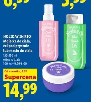 mgiełka do ciała, żel pod prysznic lub masło do ciała