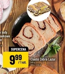 ciasto Zebra Lazur