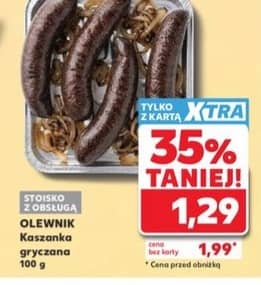 Olewnik kaszanka gryczana 100g