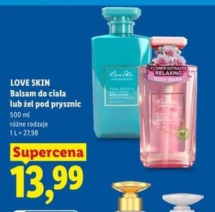 balsam do ciała lub żel pod prysznic