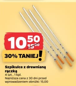 szpikulce z drewnianą rączką