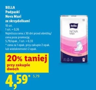 podpaski Nova Maxi ze skrzydełkami