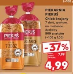 chleb krojony 7 zbóż, graham, na maślance, deskowy