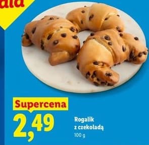 rogalik z czekoladą