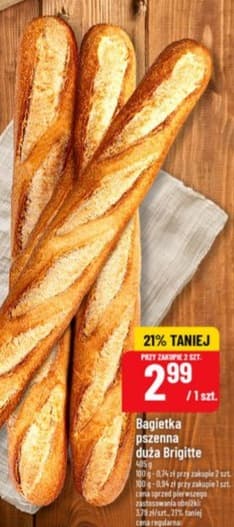 bagietka pszenna duża Brigitte