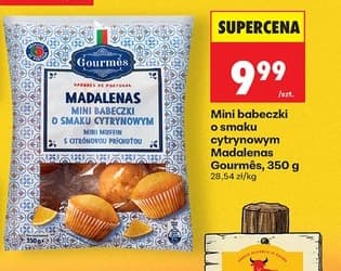 mini babeczki o smaku cytrynowym Madalenas