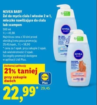 żel do mycia ciała i włosów 2 w 1, mleczko nawilżające do ciała lub szampon