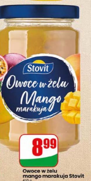 owoce w żelu mango marakuja