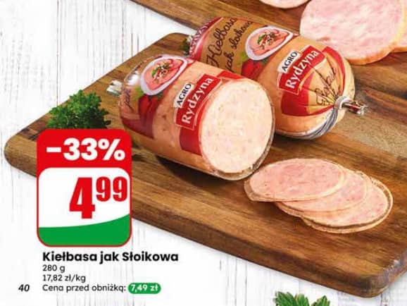 Agro Rydzyna kiełbasa jak słoikowa 280g