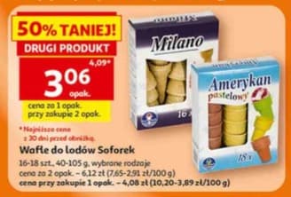 wafle do lodów