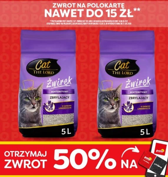 żwirek bentonitowy dla kota