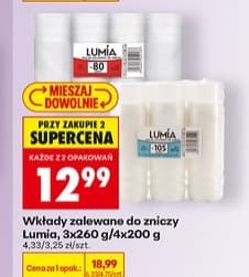 wkłady zalewane do zniczy