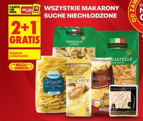wszystkie suche makarony