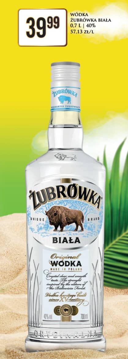 Żubrówka wódka Żubrówka Biała 0.7l