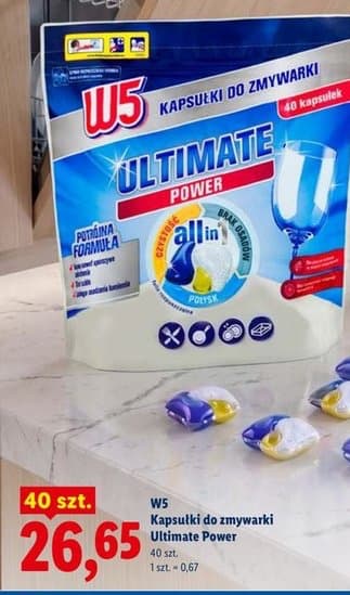 kapsułki do zmywarki Ultimate Power