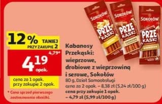 kabanosy przekąski