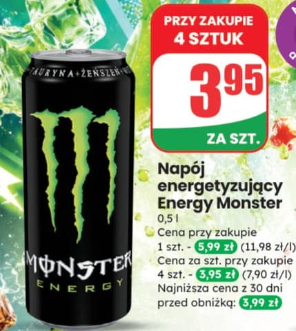 Monster napój energetyzujący 0.5l