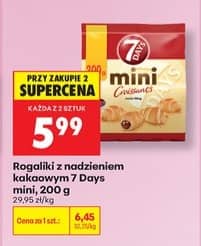 7 Days rogaliki z nadzieniem kakaowym mini 200g