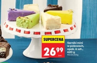 serniki mini w polewach