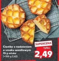 ciastko z nadzieniem waniliowym