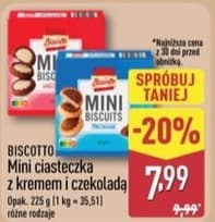 mini ciasteczka z kremem i czekoladą