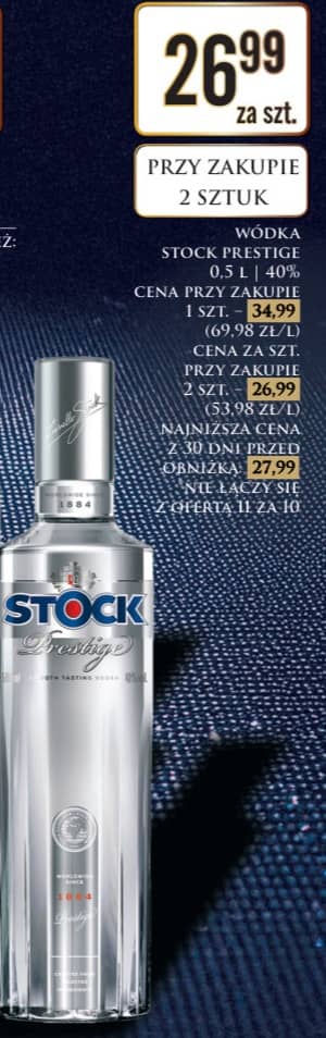 Stock wódka prestige 0.5l
