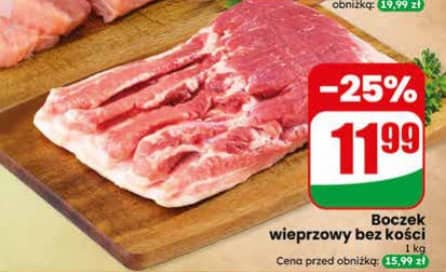 Agro Rydzyna boczek wieprzowy bez kości 1kg