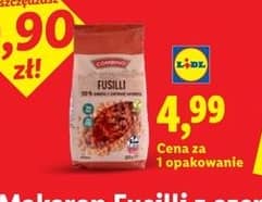 Combino makaron fusilli z czerwonej soczewicy 250g