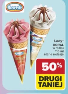 lody w rożku