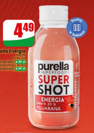 shot energia imbir guarana