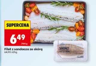 filet z sandacza ze skórą