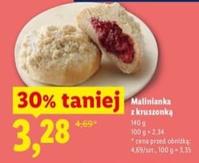 maliniana z kruszonką