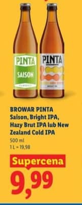 Browar Pinta piwo kraftowe 500ml