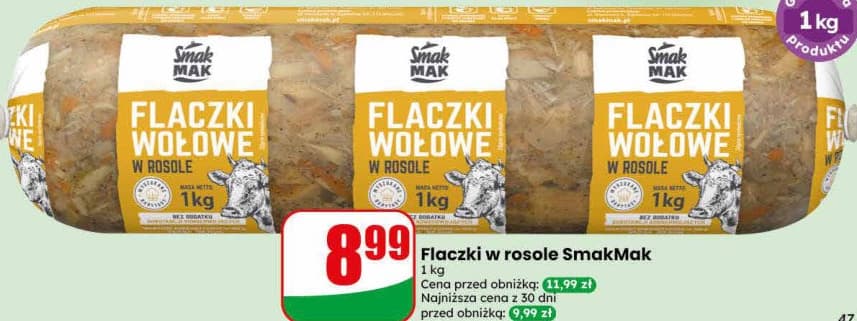 flaczki wołowe w rosole